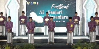 Pemkot Kediri Kampanyekan 'Gempur Rokok Ilegal' Melalui Festival Al-Banjari