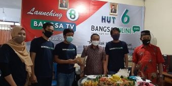 Bersama Para Anak Yatim, HUT Ke-6 BANGSAONLINE.COM & Launching BANGSA TV Khidmat