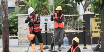 Sidak Proyek Pembangunan Zona Kuliner, Bupati Jember Wanti-Wanti Pengerjaan Harus Teliti