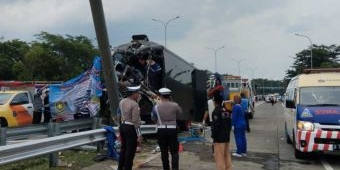 Rombongan Bus SMAN 1 Porong Alami Kecelakaan di Tol Pandaan, 1 Orang Meninggal Dunia