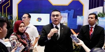 Tinjau Booth di ICI 2025, Wamen ATR/BPN Perkenalkan Teknologi dan Layanan Informasi Pertanahan