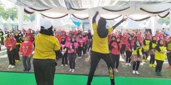 Dukung MTQ XXIX Jawa Timur Sukses dan Kondusif, Pemkab Pamekasan Gelar Festival Senam