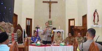 Kapolres Kediri Kota dan OPD Kunjungi Gereja