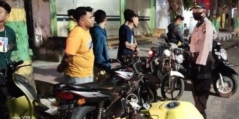 Razia Balap Liar, Polsek Kota dan Unit Sabhara Polres Sumenep Amankan 8 Unit Sepeda Motor