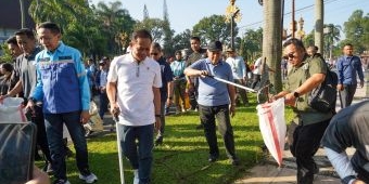 Bupati dan Wali Kota Malang Hadiri Apel Siaga Gerakan Indonesia ASRI Bersama Menteri LH