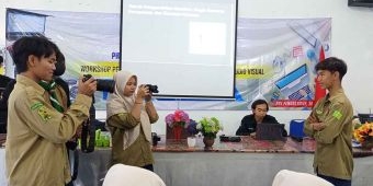 Pelajar di SMK Pemuda Krian Antusias Ikuti Workshop Pembuatan Film