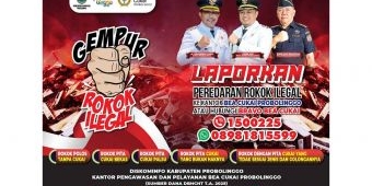 Gempur Rokok Ilegal, Pemkab dan Bea Cukai Problinggo Ajak Warga Aktif Melapor