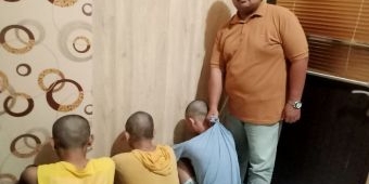 Polsek Gubeng Bekuk 3 Residivis yang Curi Motor di Pucang Jajar Surabaya