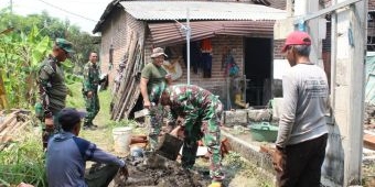 TMMD ke-126 Sidoarjo Bangun Rumah Warga Guna Wujudkan Hunian Layak