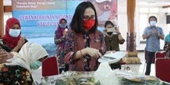 Ketua Deskranasda Kabupaten Kediri Ikuti Syukuran HUT ke-41 Deskranas Secara Virtual