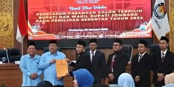 KPU Jombang Tetapkan Warsubi-Salman Sebagai Paslon Bupati dan Wakil Bupati Terpilih