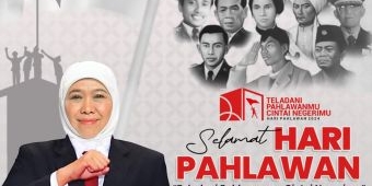 Peringati Hari Pahlawan 2024, Khofifah Sebut Tantangan Global Harus Diperjuangkan