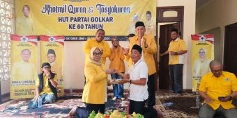 Rangkaian Acara HUT Golkar ke-60 di Pasuruan, Udik Djanuantoro: Mengabdi Penuh untuk Rakyat