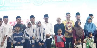 Hadiri Bukber dan Santunan Anak Yatim di PP Wali Barokah, Mbak Wali Optimis Kota Kediri Makin MAPAN