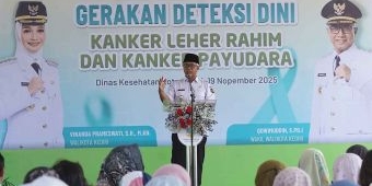 Wakil Wali Kota Kediri Ajak Perempuan Lakukan Deteksi Dini Kanker