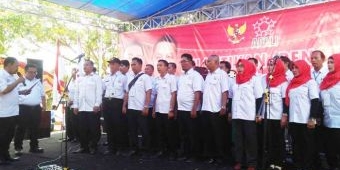 Dilantik, DPD APKLI Tuban Siap Tingkatkan Kesejahteraan Pedagang Kaki Lima