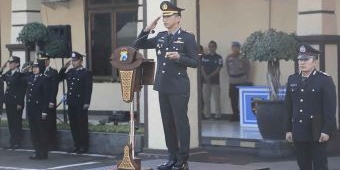 Teguhkan Komitmen Kebangsaan, Polres Kediri Kota Gelar Upacara Hari Kesaktian Pancasila