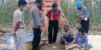 Seorang Perempuan Linglung Diduga Warga Semarang Ditemukan Petani Porang di Tengah Hutan Madiun