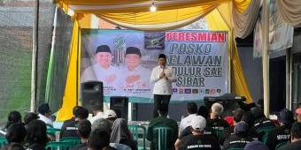 Relawan Sibar Dirikan Posko dan Deklarasi Dukung Paslon SAE di Pilbup Sidoarjo