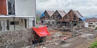 Proyek Pembangunan Perumahan Veteran di Kota Batu Terancam Molor