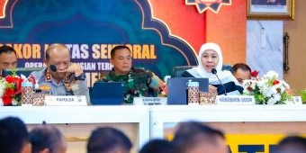 Rakor Operasi Ketupat Semeru Polda Jatim, Gubernur Khofifah Pastikan Kesiapan Sejumlah Sektor