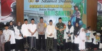 Polresta Sidoarjo Gelorakan Tertib Berlalu Lintas di Hari Santri Nasional 2024