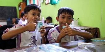 Program B2SA Goes to School Dorong Pola Makan Sehat Pelajar di Kediri