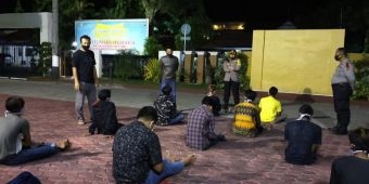 Patroli Jam Malam, Polisi Amankan 11 Pemuda Mabuk di Kota Probolinggo