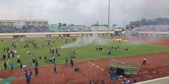 Laga Persela Vs Persijap Ricuh, Suporter Rusak Fasilitas Stadion Tuban Sport Center