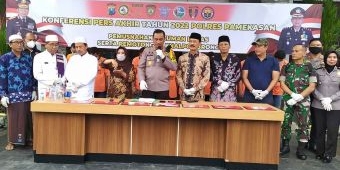 Polres Pamekasan Gelar Konferensi Pers Akhir Tahun 2022