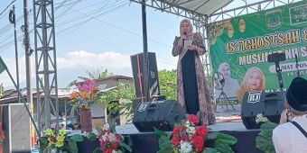 Istighosah Kubro Gempol, Mbak Mela Pesan Jaga Aqidah Aswaja
