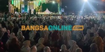 Ribuan Jamaah Antusias Ikuti Nuzulul Quran di Kota Mojokerto