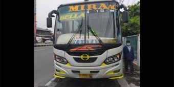 ​Warga Kediri Tewas Terlindas Bus di Jalan Geluran Kecamatan Taman Sidoarjo
