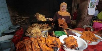 Kampanye di Magetan, Khofifah Puji Keuletan UKM Ayam Panggang Gandu