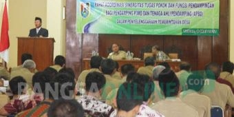 Rakor P3MD, Bupati Tuban: Pendamping Desa Harus Punya Power dan Berkompeten