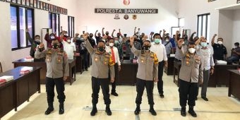 Tingkatkan Sinergisitas, Kapolresta Banyuwangi Gelar Silaturahmi dengan Rekan Media