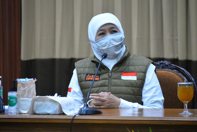 Gubernur Jatim, Khofifah Indar Parawansa.