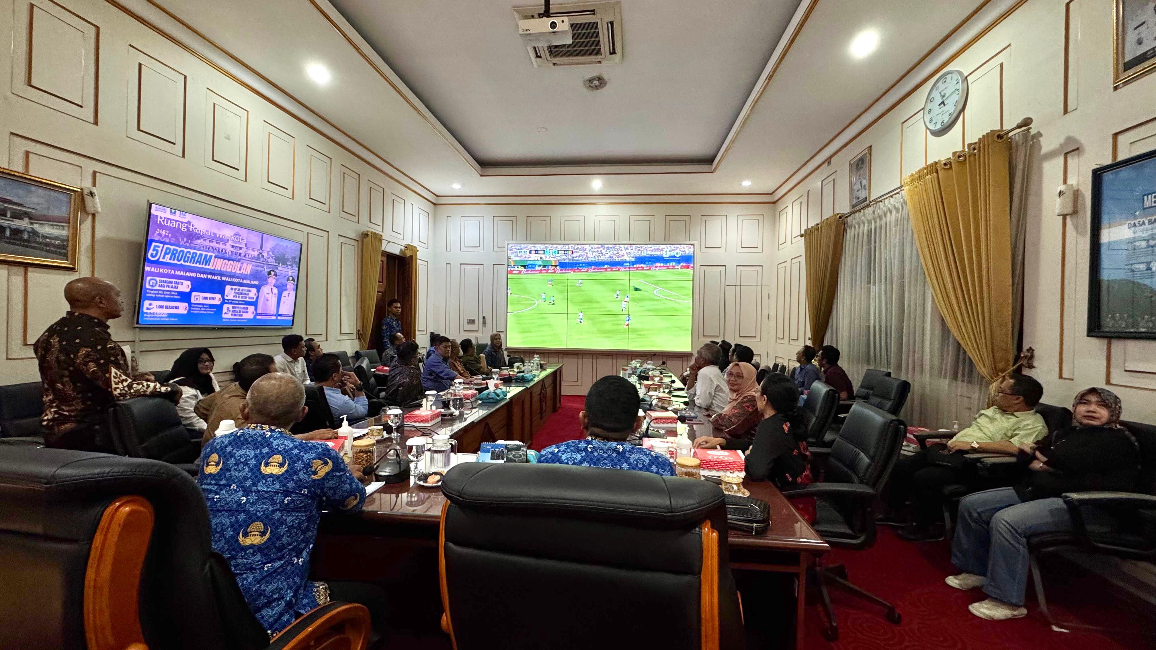 Wali Kota Malang: Nobar Piala Dunia Perkuat Kebersamaan Warga