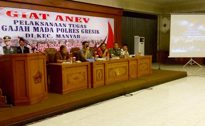 Anev Keluhan dan Permasalahan Masyarakat, Polres Gresik Bentuk Tim Gajah Mada