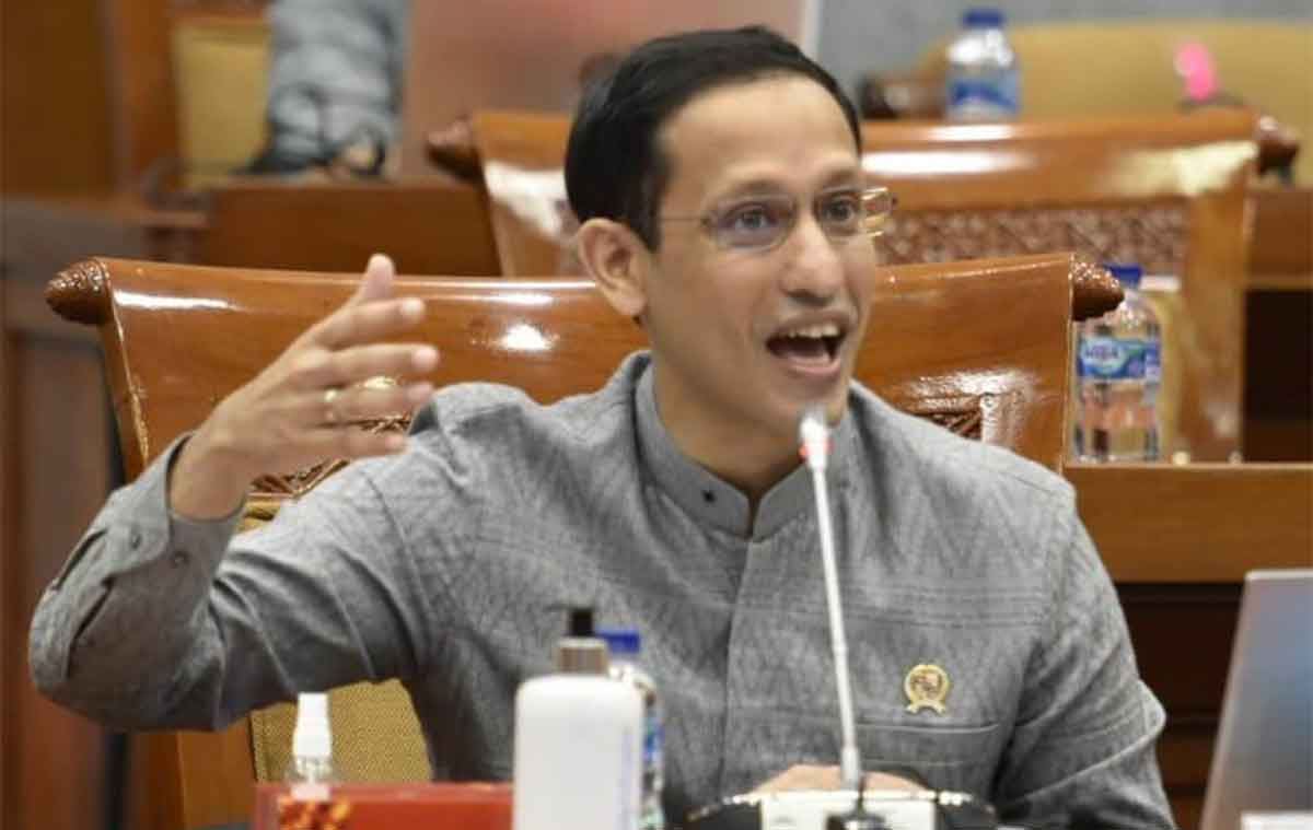 Mendikbudristek, Nadiem Anwar Makarim.