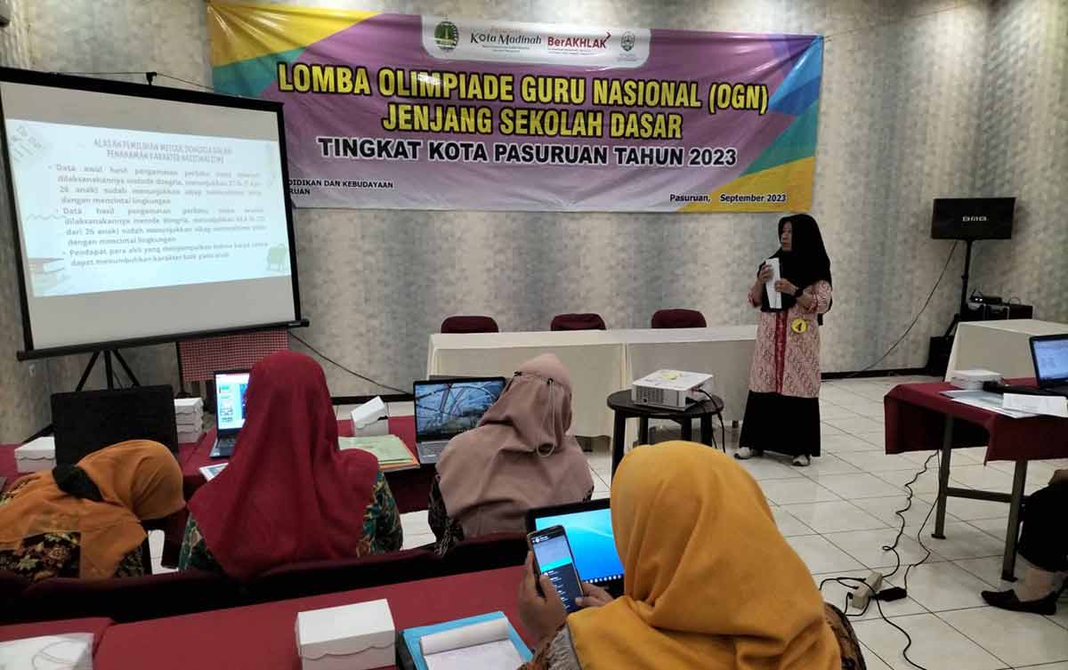 Masuk 10 Besar OGN 2023, Dispendikbud Kota Pasuruan Motivasi para Guru agar Tetap Semangat
