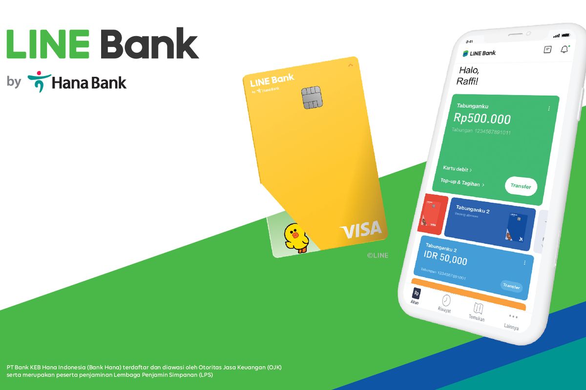 Simak Cara Buka Rekening LINE Bank. Foto: Ist