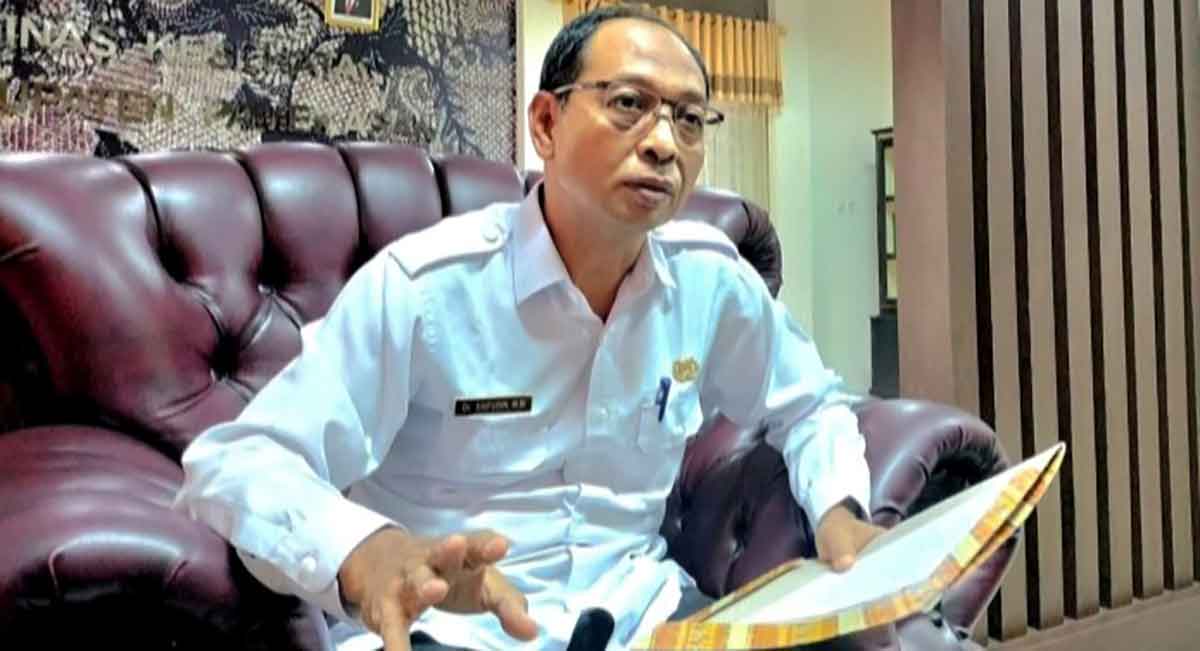 Kepala Dinkes Pamekasan, Saifuddin.