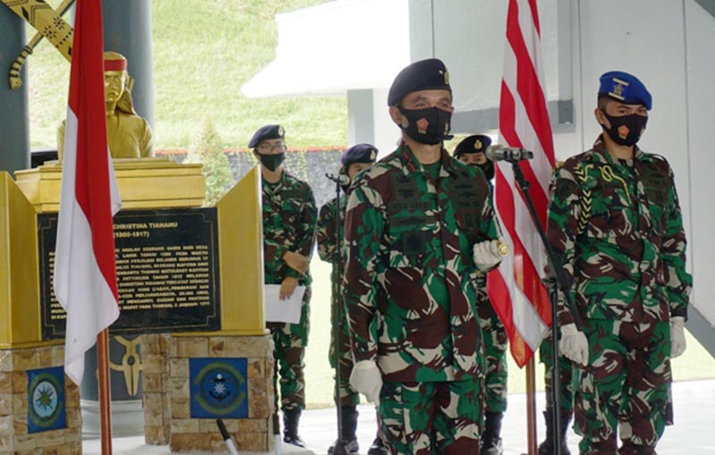 Acara serah terima diadakan di Lobi Markas Komando Lantamal IX Kota Ambon Maluku, Rabu (07/10/2020).