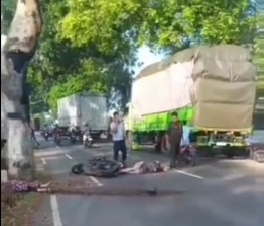 Kondisi motor yang terlibat laka di Pasuruan
