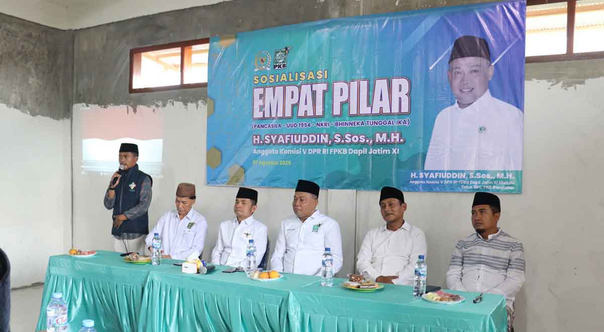 Sosialisasi 4 Pilar Kebangsaan yang digelar anggota Komisi V DPR RI, Syafiuddin. 