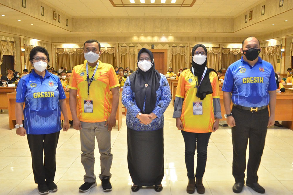 Tingkatkan Prestasi Atlet, KONI Gresik Gelar Bimtek LPJ Keuangan