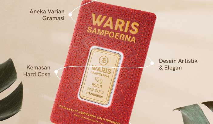 Merangkak Tipis, Segini Harga Emas Waris Sampoerna per Senin 24 Maret 2025
