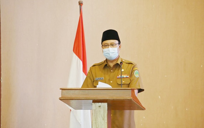 Wali Kota Saifullah Yusuf saat membuka Musrenbang RPJMD. 