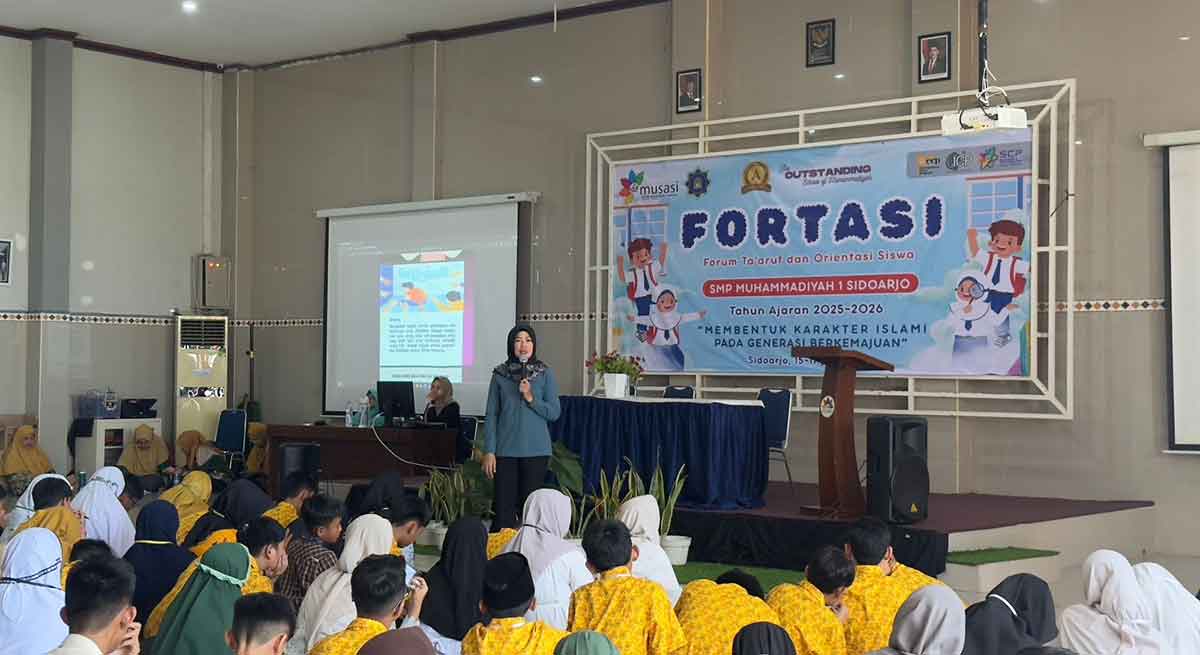 Polresta Sidoarjo Edukasi Pelajar Hindari Kenakalan Remaja dan Perundungan Lewat Media Sosial